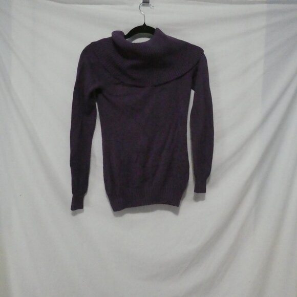 GUESS | medium | Purple Cowl Neck Sweater - Picture 8 of 16